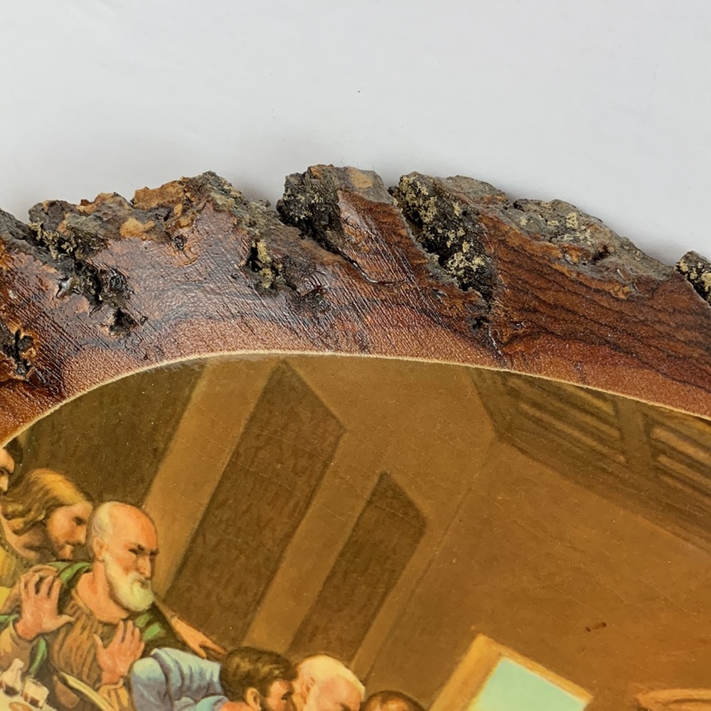 Last supper real wood wall art - Picture 4 of 11